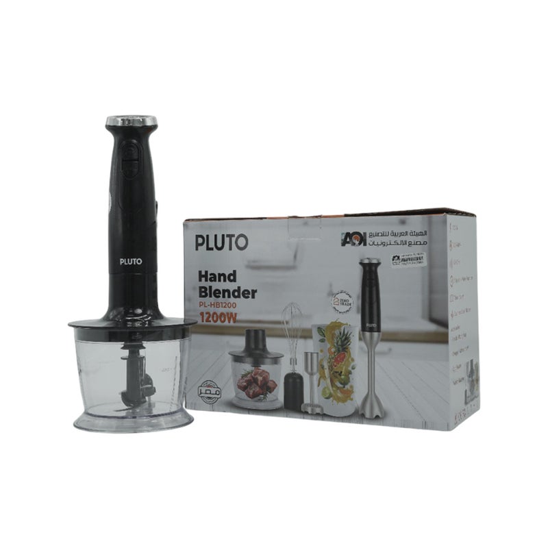 بلوتو هاند بلندر ستانلس ١٢٠٠ وات مع كبة ٥٠٠ مل متعدد الأسلحة - Image 2